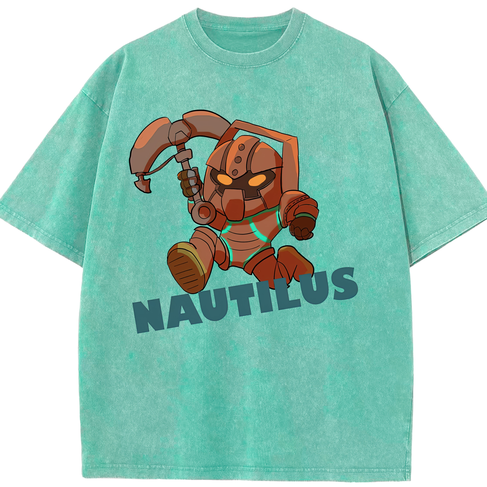 リーグ・オブ・レジェンド League of Legends LOL 綿100% ヴィンテージ風 半袖Tシャツ（フロントプリント）